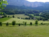 DSCN7532  Lots of limestone cliffs in the Vercors