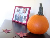 DSC06348  We did a little decorating (Sweetgum leaves from Residence Grand Bleu last week!)