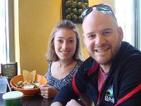 DSC06358  the attractive couple with their attractive salads