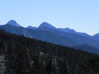 DSCN0129  Looking south along the ridge, 8 peaks near 2800 m (Yatsugatake)