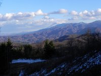 DSCN0091  Down the off the ridge on the service road.