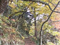 DSCN0194  Hiking trail up to the hilltop