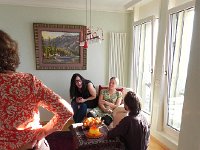 DSCN0385  Chatting in the sunlight