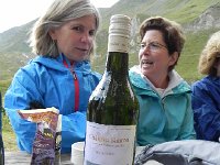 DSCN9180  Consuming the last bottles of Château Shâron behind the hut