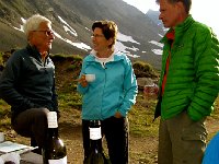 IMG 4919-2  Hans-Peter, Sharon and Leo with bottles