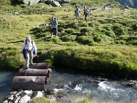 Sept13 5  Crossing streams running into the lake
