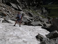 Sept13 6  Just a bit of snow at the top of the pass
