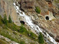 20130906-0329-2  where the trail passes beneath the glacial outlet through a culvert