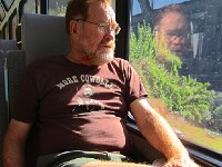 IMG 5150-2  Bruce on the train up valley