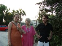 DSC06024  Nikki, Ruth and Austin arrive at reception