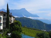 DSCN9666  We strolled back up toward the village