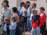 DSC06102  Costumes in the road and on the sidewalk