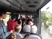 DSCN9684  The bus from Bulle to Charmey was packed!