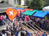 DSCN9820  La Croix Blanche flies over the Cors de Alpes...