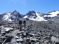 DSCN2248  It is not immediately clear where we will cross the ridge in front of us.