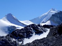 DSCN2257  Looking over the pass to Brunnegghorn and Weisshorn