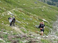 IMG 5292  The crew stretched out along the trail.