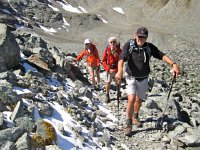IMG 5303  Sarah, Hanspeter and Howard getting into the snow.