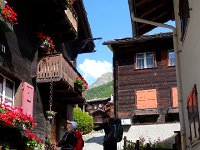 DSC01059  After a much too long lunch, we headed up through Randa toward Europahutte.