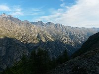20140904 083726  Looking west to the terrain traversed yesterday on the Weisshornweg