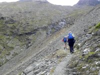 DSCN2340  The trail was re-routed here, going up a landslide