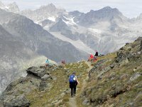DSCN2345  Christine approaching a snack site.