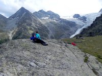 DSCN2374  Brigitte, channeling Andrew Wyeth&#39;s &#34;Christina&#39;s World&#34;