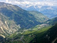 IMG 1478  Today&#39;s destination:Gasenried (lower L) and Grächen (center R)