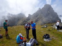 DSC00949  At the top of the ridge, a first rest stop.