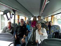 DSCN2124  Another samping of the whole crew on the bus.