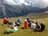 IMG 1355  Resting on the far side of the Col