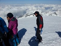 20140406 105430  A friend of the group with the Diablerets in the distance
