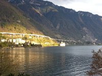 20140408 190959  April 8 - light on the viaduc and the Chateau de Chillon from Jan and Louise Belfrage&#39;s apartment