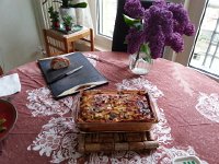 20140427 183606  Lilac and quiche April 27
