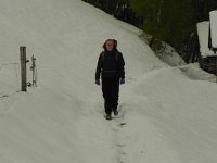 DSCN1302  Bri and Nico coming along the trail