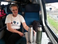 20140804 092629  4 August - CP and GG on the train to Zürich