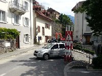 20140810 150514  no more buses on Rue de Belmont...