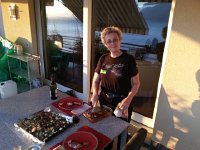 20140822 201020  Back to our old tricks: dinner on the balcony