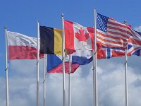 DSCN1942  Flags of the Allies involved in the landing