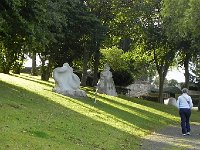 DSCN2031  An association of towns has sponsored sculpture in a park next to the abbey
