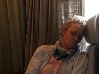 20140815 151048  Christine caught some Z&#39;s on the train to Paris.