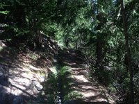 IMG 0534  The lower part of the trail to Topalihütte followed a bisse.
