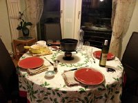 20141224 192525  A Christmas Eve fondue in three flavors