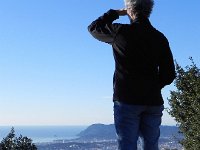DSCN2923  Christine overlooking. The hill in the center was yesterday afternoon&#39;s outing.