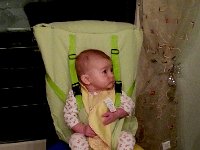 20141206 193040  A highchair that you can roll up!