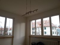 20141221 133800  The light from our dining room in Montreux now hangs in Zürich