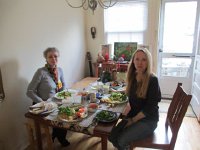 A-C  we had a beautiful lunch together