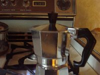 DSC01183  but I also made coffee &#34;at home&#34; in my micro Moka pot