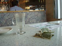 DSC01190  next morning I grabbed a coffee while waiting for a ride