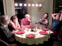 DSCN1221  And we continued to eat! Fondue for dinner.